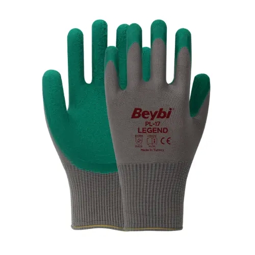 Beybi PL17 Legend Polyester Örme Lateks Eldiven