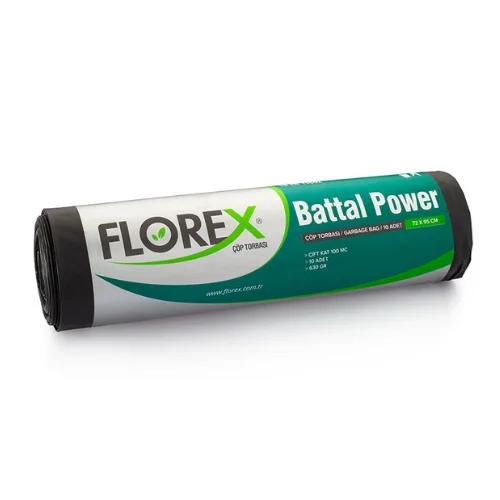 Florex Battal Power Çöp Torbası 72x95 cm 630 gr