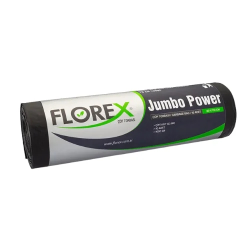 Florex  Jumbo Power Çöp Torbası 80x110 cm 1000 gr