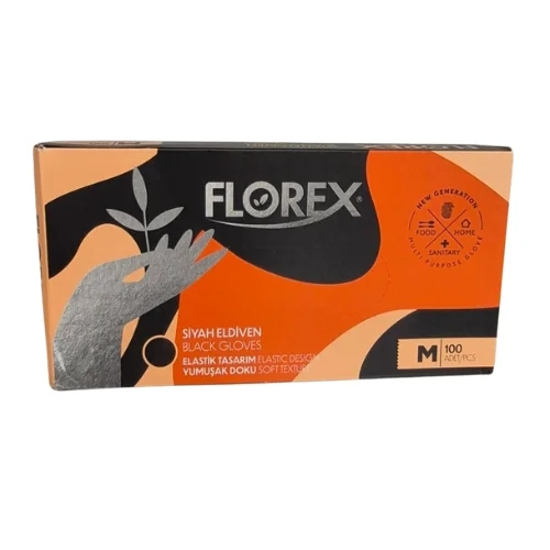 Florex Tpe Siyah Eldiven 