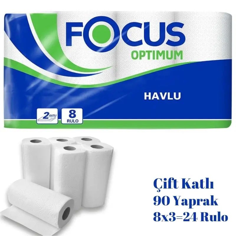 Focus Optimum Rulo Havlu Kağıt 24’lü