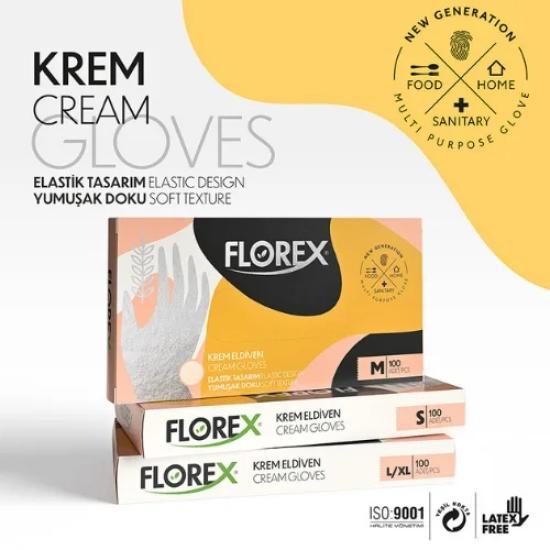 Florex Tpe Krem Eldiven - Ücretsiz Kargo Seçeneği