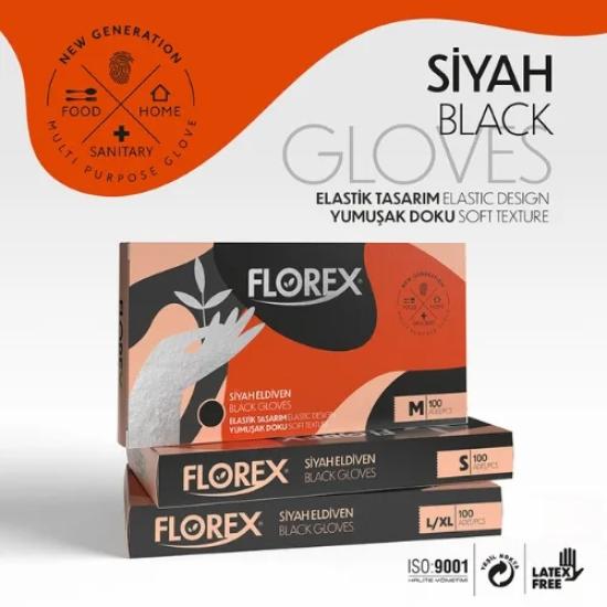 Florex Tpe Siyah Eldiven - Ekonomik Fiyat
